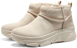 Skechers Bobs 耐磨減震 舒適百搭 中筒 雪地靴 女款 自然色 Lookbook Skechers Bobs 耐磨減震 舒適百搭 中筒 雪地靴 女款 自然色