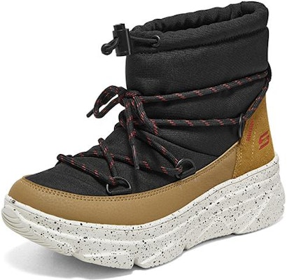 (W) Skechers Bobs MT. PEAK 'Hitam Coklat' 117311-BKNT Lookbook (W) Skechers Bobs MT. PEAK 'Hitam Coklat' 117311-BKNT