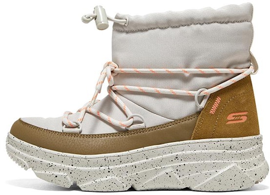 (Women) Skechers Bobs MT. PEAK 'White Brown' 117311-NAT Buy (Women) Skechers Bobs MT. PEAK 'White Brown' 117311-NAT