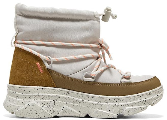 (Women) Skechers Bobs MT. PEAK 'White Brown' 117311-NAT Order (Women) Skechers Bobs MT. PEAK 'White Brown' 117311-NAT