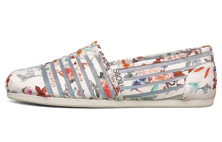 Buy (Women) Skechers Bobs Plush 'Gray White Red' 33420-WMLT