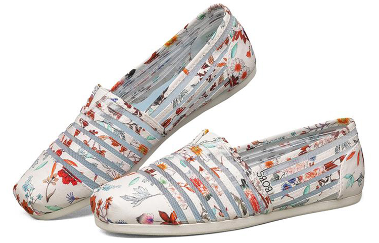 (W) Skechers Bobs Plush 'Gray White Red' 圖 3