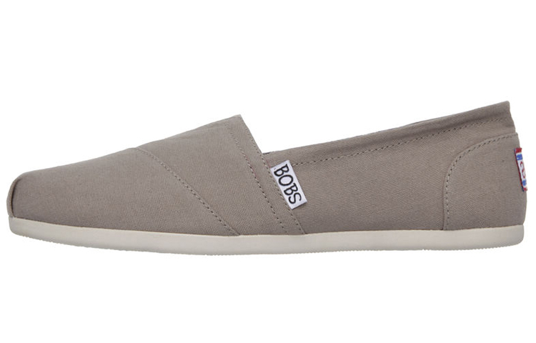 (W) Skechers Bobs Plush 'Peace and Love Grey Brown'