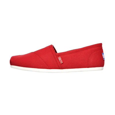 (W) Skechers Bobs Plush 'Peace And Love Red'