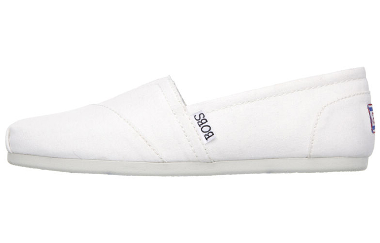 (W) Skechers Bobs Plush 'Peace and Love White'