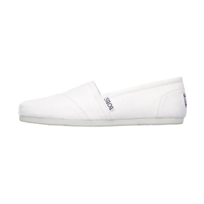 (W) Skechers Bobs Plush 'Peace and Love White'