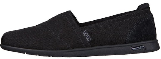 (Women) Skechers Bobs Plush Arch Fit 'Black Slip-On' 114108-BBK (Women) Skechers Bobs Plush Arch Fit 'Black Slip-On' 114108-BBK