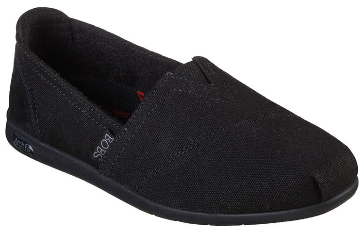 Lookbook (W) Skechers Bobs Plush Arch Fit ''Schwarze Slip-On'' 114108-BBK