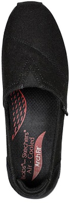 (Women) Skechers Bobs Plush Arch Fit 'Black Slip-On' 114108-BBK Shop (Women) Skechers Bobs Plush Arch Fit 'Black Slip-On' 114108-BBK