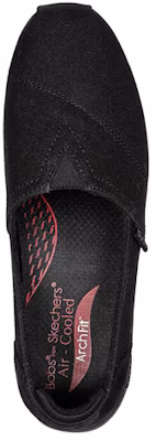 (W) Skechers Bobs Plush Arch Fit ''Schwarze Slip-On'' 114108-BBK Shop (W) Skechers Bobs Plush Arch Fit ''Schwarze Slip-On'' 114108-BBK