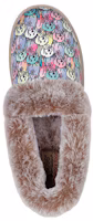 Shop (Women) Skechers Bobs Slip-On 'Brown Fleece Lined' 113481-NTMT