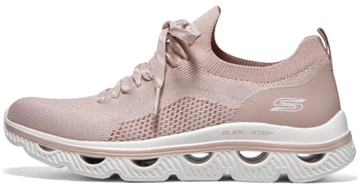 women-skechers-bobs-sport-shock-absorbing-non-slip-wear-resistant-low-top-casual-shoes-pink-117176-blsh