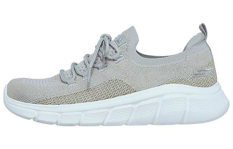 (Women) Skechers Bobs Sport B Flex 'Fall Sparks Grey' 117113-TPGD