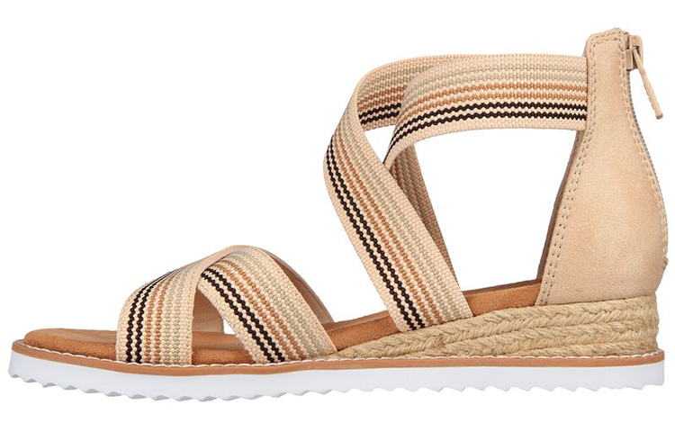 (Women) Skechers BOBS Sport Sandal 'Comfortable Brown' 113558-NTMT