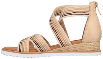 (Women) Skechers BOBS Sport Sandal 'Comfortable Brown' 113558-NTMT (Women) Skechers BOBS Sport Sandal 'Comfortable Brown' 113558-NTMT