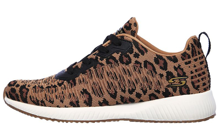 (W) Skechers Bobs Sport Squad 'Mighty Cat Leopard Print'