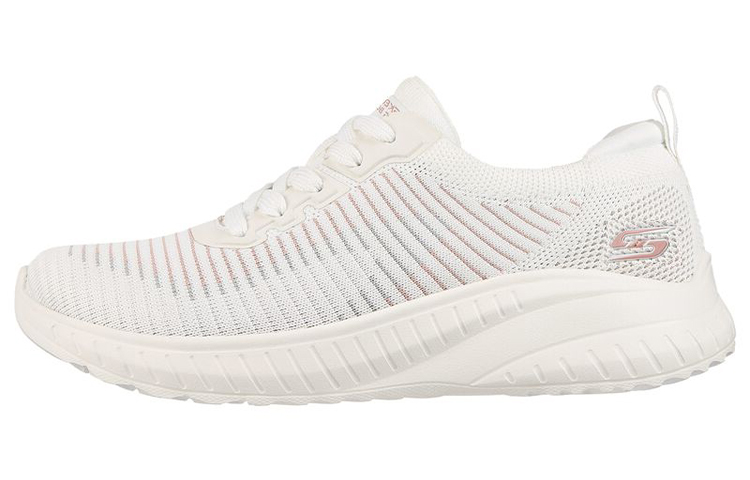 (Women) Skechers BOBS Sport Squad Chaos - Renegade Parade 'White' 117207-WMLT