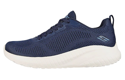 (Women) Skechers Bobs Sport Squad Chaos 'Face Off Blue'