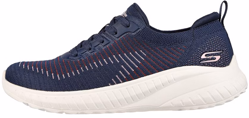 (Women) Skechers BOBS Sport Squad Chaos 'Renegade Parade Navy' 117207-NVMT Buy (Women) Skechers BOBS Sport Squad Chaos 'Renegade Parade Navy' 117207-NVMT