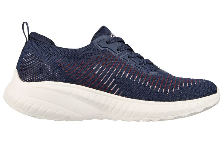 Order (W) Skechers BOBS Sport Squad Chaos 'Renegade Parade Navy' Sepatu Olahraga Navy 117207-NVMT