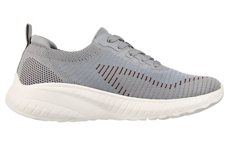 Order (Women) Skechers BOBS Sport Squad Chaos 'Renegade Parade Grey' 117207-GYMT