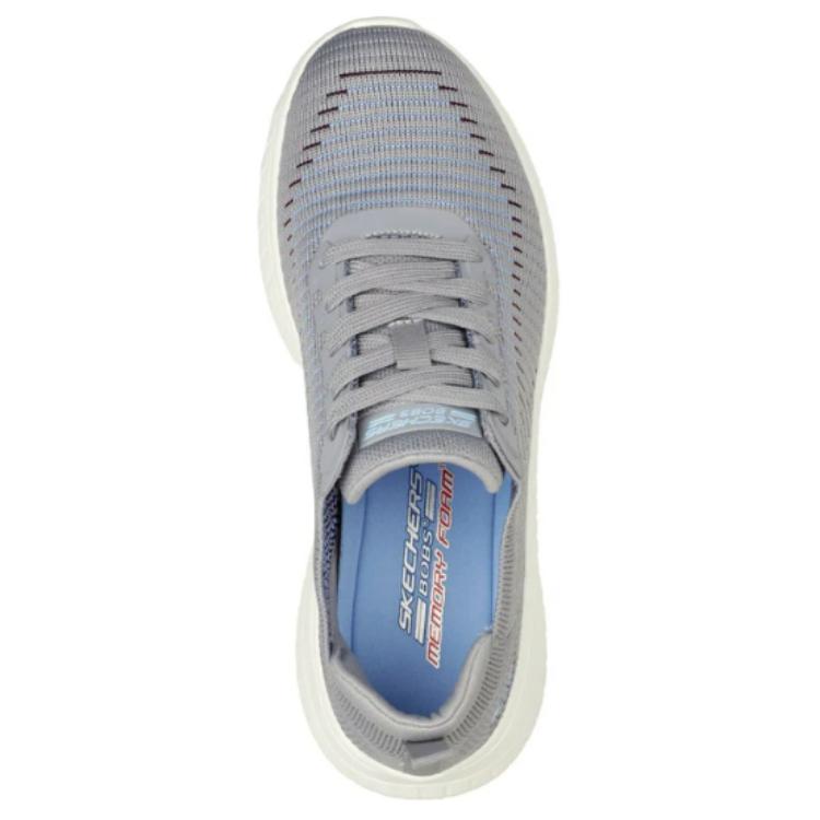 Lookbook (W) スケッチャーズ BOBS スポーツ スカッド カオス (グレー) 117207-GYMT