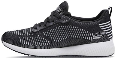 (Women) Skechers Bobs Squad 'Black White' 31360-BKW (Women) Skechers Bobs Squad 'Black White' 31360-BKW
