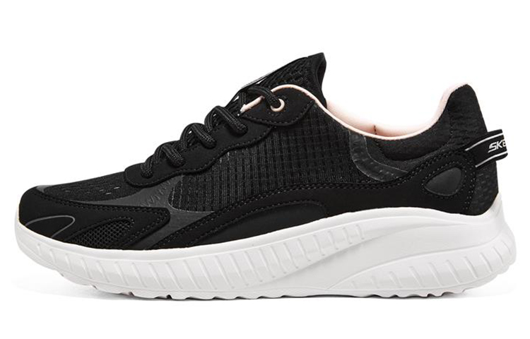 (Women) Skechers Bobs Squad 'Chaos Black Pink' 117224-BKPK