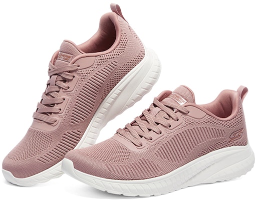 (Women) Skechers Bobs Squad Chaos 'Pink' 117209-BLSH Shop (Women) Skechers Bobs Squad Chaos 'Pink' 117209-BLSH