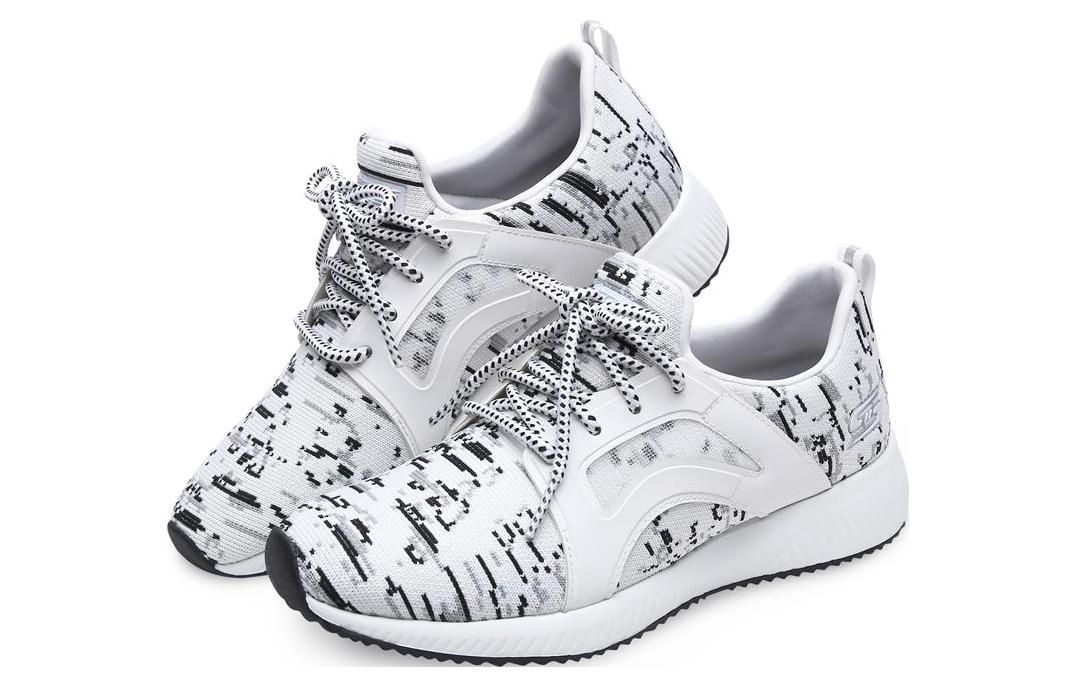 Lookbook (Women) Skechers Bobs Squad 'White Black' 31363-WBGY