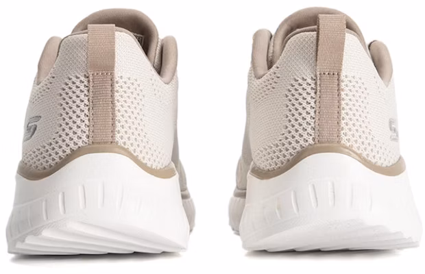 Women Skechers Bobs Squad Chaos Beige 117228 NTTP
