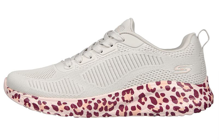 (Women) Skechers Bobs Squad Chaos 'Spotted White' 117218-OFWT