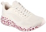 Lookbook (W) Skechers Bobs Squad Chaos 'Spotted White' Putih Bercorak 117218-OFWT