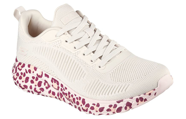 Lookbook (Women) Skechers Bobs Squad Chaos 'Spotted White' 117218-OFWT