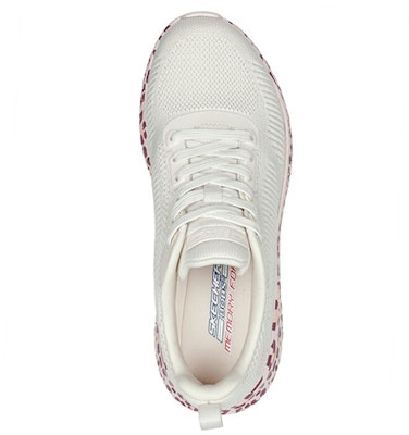 Skechers Bobs Squad Chaos-斑點 低幫運動休閒鞋 女款 白 Shop Skechers Bobs Squad Chaos-斑點 低幫運動休閒鞋 女款 白