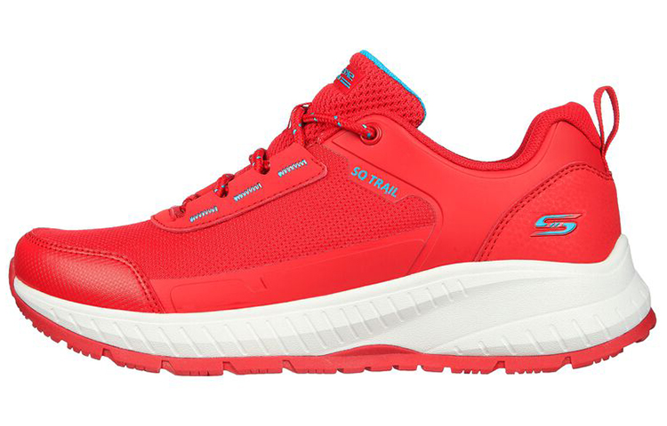 (Women) Skechers Bobs Squad Chaos Trail 'Red Low-Top' 117404-RED