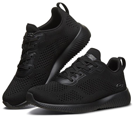 (Women) Skechers Bob's Squad Low-Top Black 32509-BBK Lookbook (Women) Skechers Bob's Squad Low-Top Black 32509-BBK