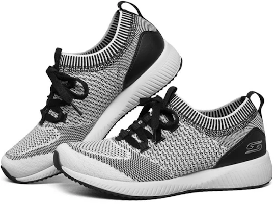(W) スケッチャーズ BOBS Squad ランニングシューズ 灰/白/黒 32512-WBK Lookbook (W) スケッチャーズ BOBS Squad ランニングシューズ 灰/白/黒 32512-WBK