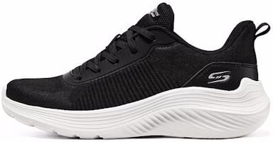 (Women) Skechers Bobs Squad Waves 'Black' 117470-BLK (Women) Skechers Bobs Squad Waves 'Black' 117470-BLK