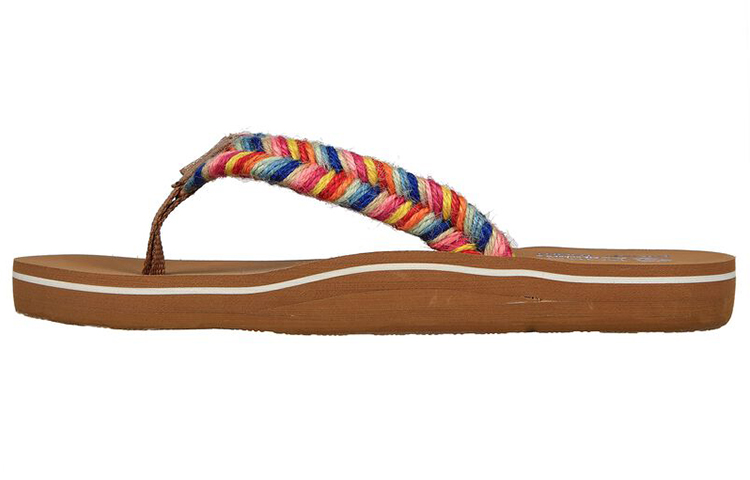 (W) Skechers BOBS Sunset 'Braided Luv Brown Multi'