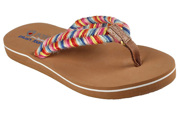 (W) Skechers BOBS Sunset 'Braided Luv Brown Multi' 圖 3