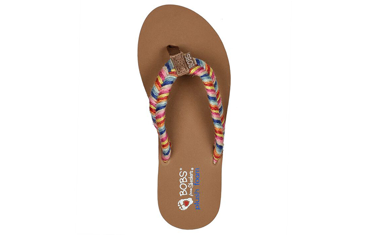 (W) Skechers BOBS Sunset 'Braided Luv Brown Multi' 圖 4