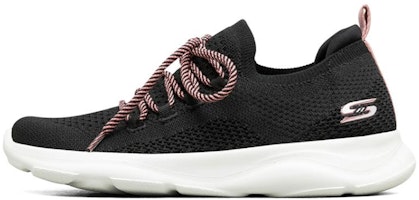 (Women) Skechers Bobs Surge Running Shoes Black/White/Pink 117003-BKPK (Women) Skechers Bobs Surge Running Shoes Black/White/Pink 117003-BKPK