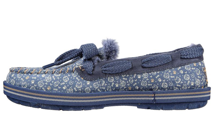 Buy (Women) Skechers Bobs Too Cozy-Kitten Chalet 'Blue Multicolor' 113477-NVMT