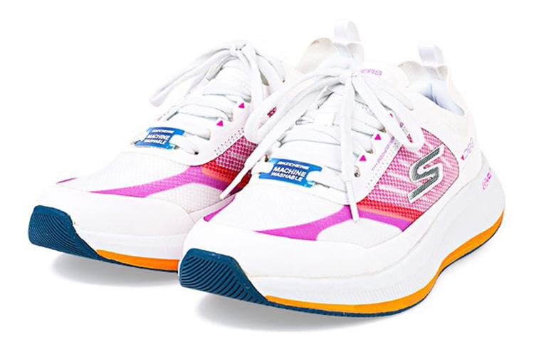 (W) Skechers Go Run Pulse Fast Stride 'White Pink' 圖 3
