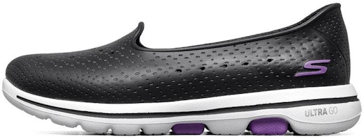 (Women) Skechers Breathable Waterproof Film Clog 'Black Purple' 111105-BKW (Women) Skechers Breathable Waterproof Film Clog 'Black Purple' 111105-BKW