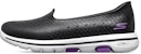 (Women) Skechers Breathable Waterproof Film Clog 'Black Purple' 111105-BKW