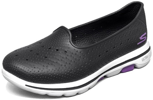 (Women) Skechers Breathable Waterproof Film Clog 'Black Purple' 111105-BKW Order (Women) Skechers Breathable Waterproof Film Clog 'Black Purple' 111105-BKW