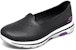 (Women) Skechers Breathable Waterproof Film Clog 'Black Purple' 111105-BKW