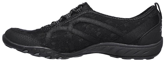 (Women) Skechers Breathe-Easy 'Black Casual' 100065-BLK (Women) Skechers Breathe-Easy 'Black Casual' 100065-BLK
